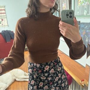 Reformation Osteria Open Back Cashmere Sweater Small